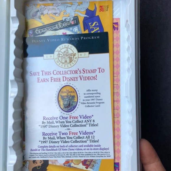 THE HUNCHBACK OF NOTRE DAME Disney VHS - Picture 8 of 12